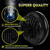Round 5-3/4 Headlamp For Harley Honda Shadow VT 600 700 750 1100 VTX 1300 Drl  12v High/Low beam 5.75 inch Motorcycle Headlamp