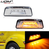 Amber LED Fender Side Marker Light for Kenworth T680 2013‑2017 Car Interior Accessory iJDM
