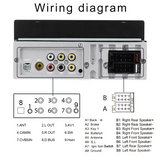 6.86" 1Din Wireless CarPlay Auto Radio for Universal