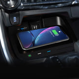 Wireless Charging Phone Panel for Toyota RAV4 2019 Car Interior Accessory LINGLUYANG