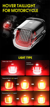 Smoke Clear LED Tail Brake Light Turn Lamp Low Profile For Harley Dyna Electra Glide Street Glide Fat Boy Road King XL 833 1200