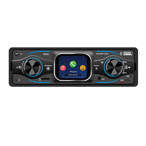 1Din Linux Android Auto CarPlay Stereo Universal Android Head Unit Bosstar No Monitor