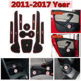 Smabee Anti-Slip Gate Slot Cup Mat for VW Polo Car Interior Accessory, Gate Slot Cup Mat Smabee