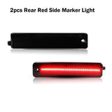 LED Side Marker Front & Rear Amber/Red for Pontiac Firebird Trans Am 1998-2002