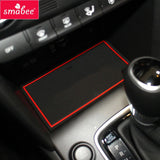 Anti-Slip Gate Slot Cup Mat for Hyundai Kona 2019 - 2022 Door Groove Pad Rubber Non-Slip Pad Interior Accessories Interior Ac