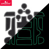 Smabee Anti-Slip Gate Slot Cup Mat for KIA Forte Car Accessories Non-Slip Door Mats Car Interior Accessory | Android Head Uni