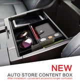 Sunglasses Coin storage Center Console Organizer Tray Armrest Tidying Box for Toyota Tundra Sequoia Car Interior Accessory sm