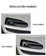 Stainless Steel Fog Light Trim for Volvo S90 2021 Car Interior Accessory LINGLUYANG