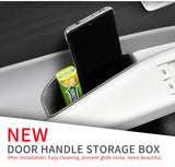 Door Handle Storage Box for VW ID.3 ID3 ID, Accessories Armrest Box Front Door Holder Tray Car Organizer Container Door Stora
