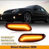 Amber Side Marker Lights For Mercedes W203 C-Class Car Interior Accessory iJDM