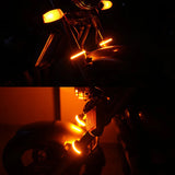 Turn Signal Light Strip Amber for Motorcycle ATV UTV Car Interior Accessory iJDM
