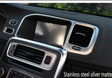 Stainless Console Frame Trim for Volvo S60 V60