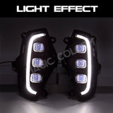 DRL LED Fog Lights for Toyota RAV4 2019-2021 Set Car Interior Accessory MAGIC COLORM