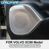 Door Speaker Trim Covers for Volvo XC90 2015-2025 Car Interior Accessory LINGLUYANG