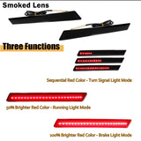 LED Bumper Reflector Light Red for Cadillac XTS 2013-2017 LED Ambient Light iJDM