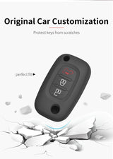 Silicone Key Cover Case for Smart Fortwo Forfour 451 Car Interior Accessory GMUNI