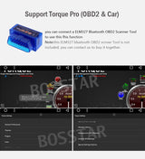 OBD2 Diagnostic Scanner Engine Analyzer Universal Fit Car Interior Accessory Bosstar