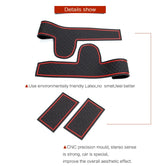 Smabee Anti-Slip Gate Slot Cup Mat for Kia Sorento Cup Holder Door Groove Non-slip Pad Accessories