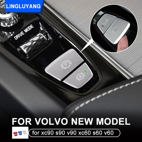 Aluminum P Button Trim for Volvo XC90 S90 Car Interior Accessory LINGLUYANG