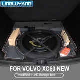 Volvo XC60 Trunk Storage Organizer Box 2018-2023 Car Interior Accessory LINGLUYANG