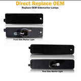 LED Side Marker Front & Rear Amber/Red for Pontiac Firebird Trans Am 1998-2002 LED Ambient Light iJDM