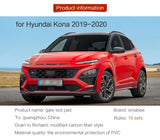 Anti-Slip Gate Slot Cup Mat for Hyundai Kona 2019 - 2022 Door Groove Pad Rubber Non-Slip Pad Interior Accessories Interior Ac