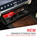 Tesla Model X Model S Central Console Storage Box Car Interior Accessories Container Store Content Drawer Box Armrest Box Sto