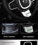 Interior ABS Moulding Sticker for Volvo XC60 2018 Car Interior Accessory LINGLUYANG