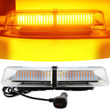 72W Magnetic Amber LED Strobe Beacon Light 12-24V Truck Car Interior Accessory MAGIC COLORM