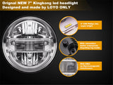 Motorcycle 7 Inch Round LED Headlight 4.5inch Led Fog Lights Set For Harley Touring Road King Ultra Classic Electra LED LAMP H4