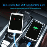 Car Wireless Charger Induction Fast Charging for Volvo Car Interior Accessory LINGLUYANG