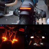 LED DRL Turn Signal Strip for Motorcycle ATV UTV Car Interior Accessory iJDM