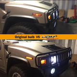 LED Bumper Lights Switchback DRL for Hummer H2 2003-2009