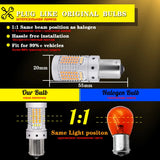 LED Dual-Color BAU15S Switchback for Universal Vehicles LED Ambient Light iJDM
