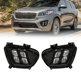 LED DRL Fog Lights Kit for KIA Sorento 2015-2017