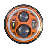 7 Inches H4 LED Moto Headlight Round For JeepJK TJ Touring Lada 4x4