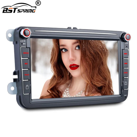 2Din Android Head Unit GPS Bluetooth WiFi for VW Android Head Unit Bosstar 8'' 128G 4 g