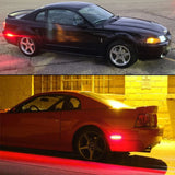 Red LED Rear Side Marker Light for Ford Mustang 99-04 Car Interior Accessory iJDM