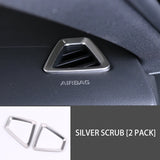 Stainless Steel Air Outlet Frame for Volvo XC60 LHD Car Interior Accessory LINGLUYANG