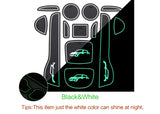 NISSAN juke 2013 2014 2015 2016 Anti-Slip Gate Slot Mat Interior Accessories Rubber Coaster Car sticker