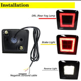 Rear Fog Light Brake Backup Reverse Kit for Nissan 370Z Car Interior Accessory iJDM