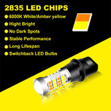 LED Ambient Light Dual-Color T15 Reverse Lamp for 12V Vehicles LED Ambient Light iJDM
