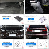 Interior ABS Moulding Sticker for Volvo XC60 2018 Car Interior Accessory LINGLUYANG