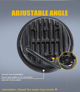 Motorcycle 7 Inch Round LED Headlight For Harley Touring Road King Ultra Classic Electra 4.5 Inch Fog Lights Mounting Ring Moto