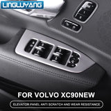Window Switch Decor Frame for Volvo XC90 2015-2020 Car Interior Accessory LINGLUYANG