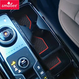 Smabee Anti-Slip Gate Slot Cup Mat for Kia Sorento Cup Holder Door Groove Non-slip Pad Accessories Car Interior Accessory sma