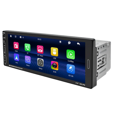 6.9inch MP5 Multimedia Player with CarPlay Universal Android Head Unit OEM 6.9" No MP5