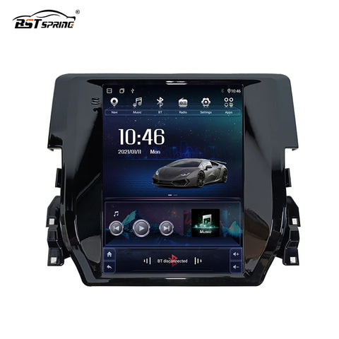 Android DVD GPS Navigation for Honda Civic 9.7 Inch Android Head Unit Bosstar 9.7" 128G 4 g