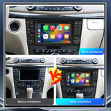 Android Car Radio 8 Inch GPS for Mercedes-Benz W211/W209 Android Head Unit Bosstar