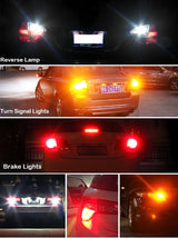 No Hyper Flash P21W LED Turn Signal Bulbs Universal